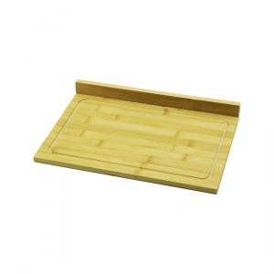 AHŞAP BAMBU KESİM PANOSU KANALLI - TEK KENAR YÜKSELTİ=3CM  24X35CM (5047)