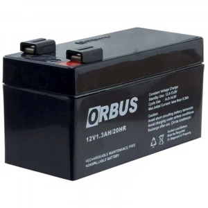 AKÜ 12 VOLT 1.3 AMPER ORBUS ORB12-1.3 (96 X 42 X 52 MM) (5047)