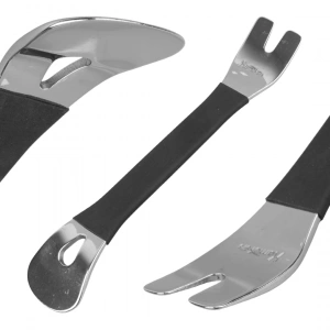 ARAÇ İÇİ SES SİSTEMİ SÖKME LEVYESİ KROM KAPLAMA ÇELİK (3X195MM) (5047)