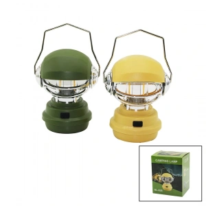 CAMPING LAMP ROBOT KAFA MODELİ FANUS KAMP - BAHÇE FENER USB ŞARJLI 3-KADEME IŞIK AYARI RENKLİ PLS. GL-628 (5047)