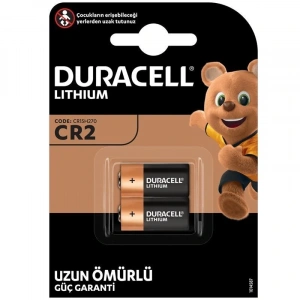 DURACELL CR2 3 VOLT LİTHİUM PİL 2Lİ PAKET (5047)