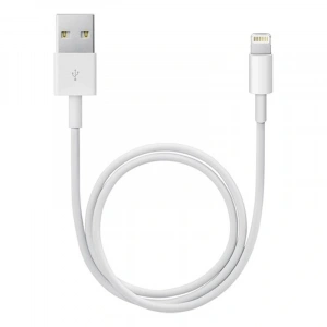 FOXCONN IOS/IPHONE SERİSİ BEYAZ ŞARJ VE DATA KABLOSU POŞETLİ ÜRÜN (5047)