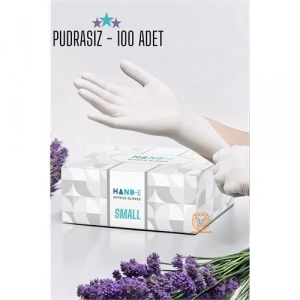 Kuaför Eldiven Güzellik Salonu Berber Dövme Eldiveni SMALL BEYAZ 100 ADET