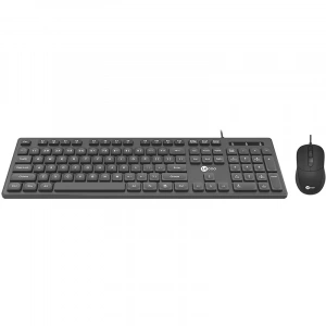 LENOVO LECOO CM102 USB KABLOLU SİYAH Q KLAVYE  MOUSE SET (5047)