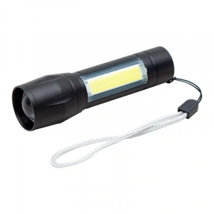 METAL FLASHLIGHT POWER LEDLİ ŞARJLI EL FENERİ (5047)