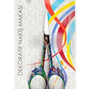 Nakış Makası Dekoratif Renkli Kelebek YBL-403 Model 23