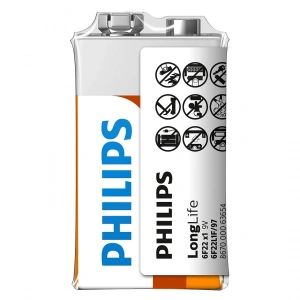 PHILIPS EXTRA ZINC CHLORIDE 6F22 9 VOLT PİL (12Lİ PAKET) (5047)