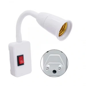 PRİZİ E27 DUYA DÜNÜŞTÜRÜCÜ AÇMA KAPAMA ANAHTARLI OYNAR BAŞLIKLI DUY (5047)