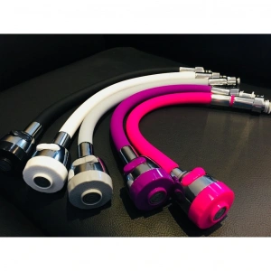 Renkli Silikonlu Oynar Başlıklı 2 Fonksiyonlu Spiral Musluk Başlığı (5047)