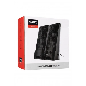 SNOPY SN-510 3 WATT USB 2.0 SİYAH  1+1 SPEAKER (5047)