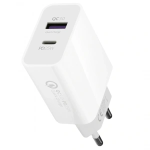 USB 3.0 / TYPE-C 25W 3.0A HIZLI ŞARJ ALETİ BAŞLIĞI PD25W (5047)