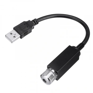 USB ARAÇ İÇİ DEKORATİF LED IŞIK MAVİ (5047)