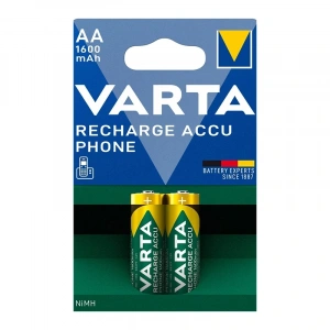 VARTA NI-MH 1.2V 1600 MAH HR6 AA ŞARJLI 2Lİ KALEM PİL (5047)