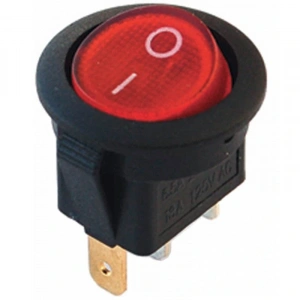 YUVARLAK IŞIKLI ANAHTAR  12 VOLT (IC-131A) (5047)