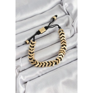 Pirinç Asansörlü Gold Renk Juju Kadın Bileklik