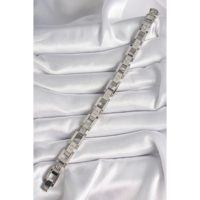 316L Çelik Gümüş Renk Unisex Bileklik