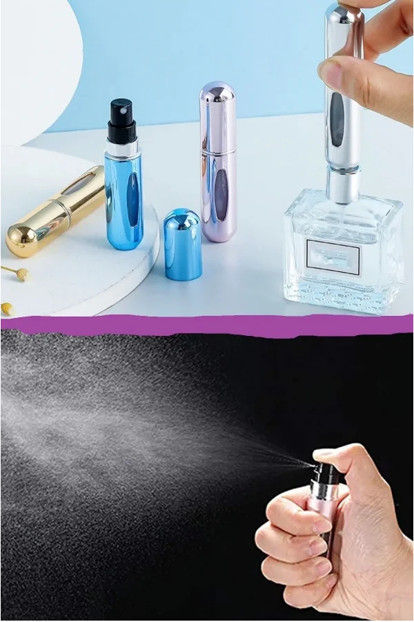 Doldurulabilir Parfüm Şişesi Mini Cep Sprey Parfüm Şişesi Renkli Taşınabilir
