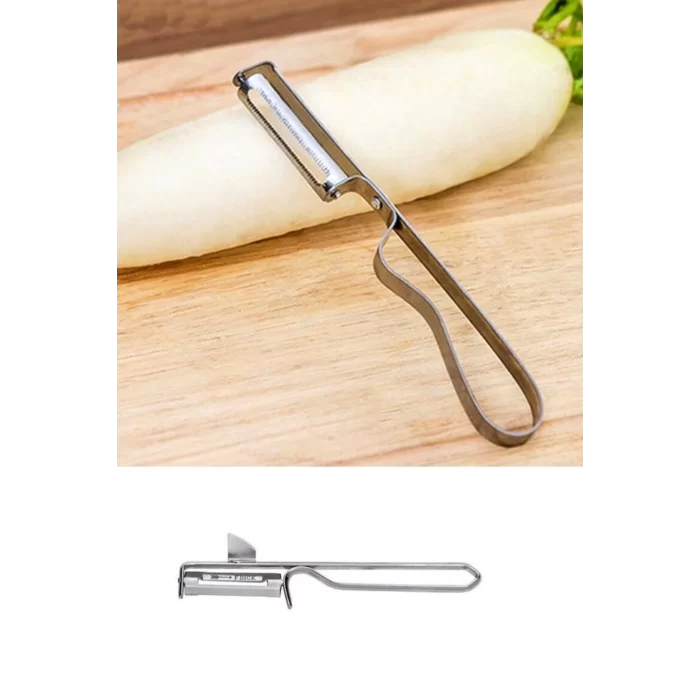 Metal Yan Soyacak Patates Sebze Paslanmaz Çelik Sebze Patates Soyacak