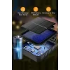 10 Ledli Solar Bahçe Işıkları Beyaz Dış Mekan Peyzaj 2 Modlu Bahçe Çiti
