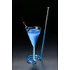 2li Spiral Cocktail Kendinden Pipetli Martini Kokteyl Sunum Bardağı New Cam Meşrubat İçki Bardak