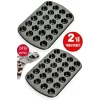 Muffin Kalıbı 24lü Mini Cupcake Fırın Kapsülü Kek Browni Kekstra Kurabiye Kalıbı Muffin Baking Pan