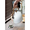 3 Litre Düdüklü Çaydanlık İskandinav Ahşap Su Isıtıcı Islık Çalan Çaydanlık Kettle Demlik Çay Potu