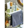 4lu Yapışkanlı Dolap İçi Düzenleyici Mutfak Banyo Lavabo Askılı Organizer Bulaşıklık Sabunluk Seti