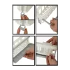 4lu Yapışkanlı Dolap İçi Düzenleyici Mutfak Banyo Lavabo Askılı Organizer Bulaşıklık Sabunluk Seti
