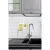 4lu Yapışkanlı Dolap İçi Düzenleyici Mutfak Banyo Lavabo Askılı Organizer Bulaşıklık Sabunluk Seti