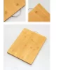 Bambu Metal Saplı Kesim Panosu Et Ekmek Sebze Meyve Kesim Tahtası