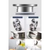 Borosilikat Cam Sürahi 1800ml Isıya Dayanıklı Karaf, Metal Kapaklı Cam Kulplu Meşrubat Su Sürahisi