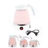 Katlanabilir Silikonlu Elektrikli Su Isıtıcısı Kamp Piknik Su Isıtıcı Taşınabilir Mini Kettle