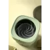 Katlanır Mini Çamaşır Makinesi Mavi Taşınabilir Retro Silikon Çorap İç Çamaşırı Yıkayıcı 10 lt