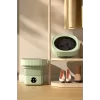 Katlanır Mini Çamaşır Makinesi Mavi Taşınabilir Retro Silikon Çorap İç Çamaşırı Yıkayıcı 10 lt