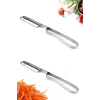 Metal Yan Soyacak Patates Sebze Paslanmaz Çelik Sebze Patates Soyacak