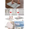 Sihirli Su Emici Diatom Banyo Paspası Kaymaz Taban Figürlü Hijyenik Ayak