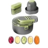 Vegetable Cutter Pro Rende Sebze Soğan Küp Doğrayıcı Dilimleyici Hazneli Kesici Dicer Rende Seti