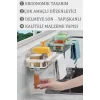 Yapışkanlı Pratik Çok Amaçlı Mutfak Banyo Lavabo Düzenleyici Askılı Organizer Sıvı Sabunluk