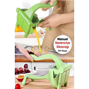 Manuel Meyve Suyu Sıkacağı Eko Narenciye Sıkma Aleti PP Plastik