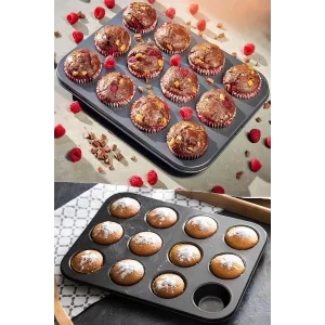 Muffin Kalıbı Kek 12li Cupcake Muffin Kurabiye Turta Kalıbı Fırın Pasta Çörek
