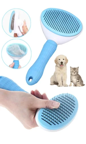 Kedi Fırça Ve Tarağı Kıl Tüy Toplama Basmalı Tiftik Kedi Köpek Evcil Hayvan Temizleme Masaj Aleti