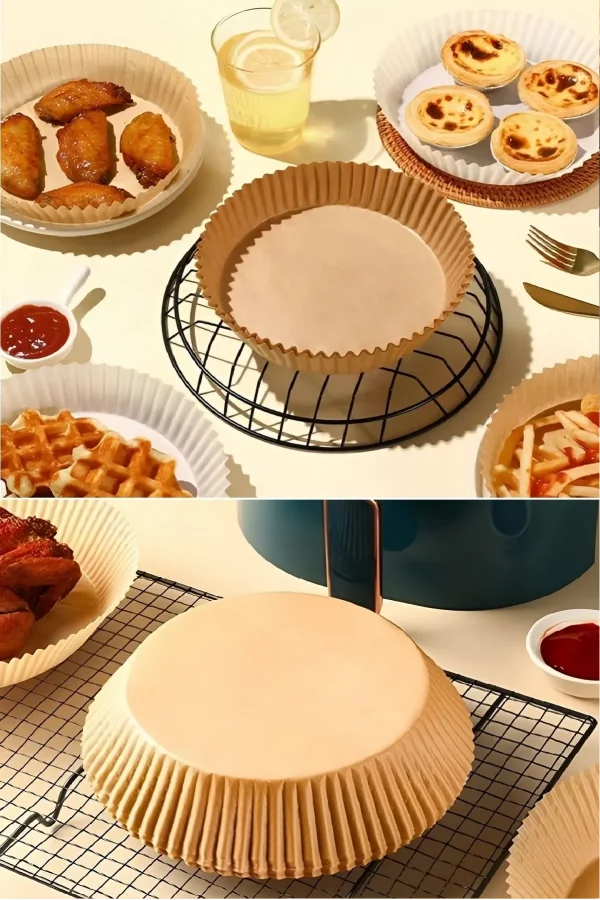 Pişirme Kağıdı Air Fryer 50 Li Pişirme Kağıdı Kızartma Çörek Pişirme Buharda