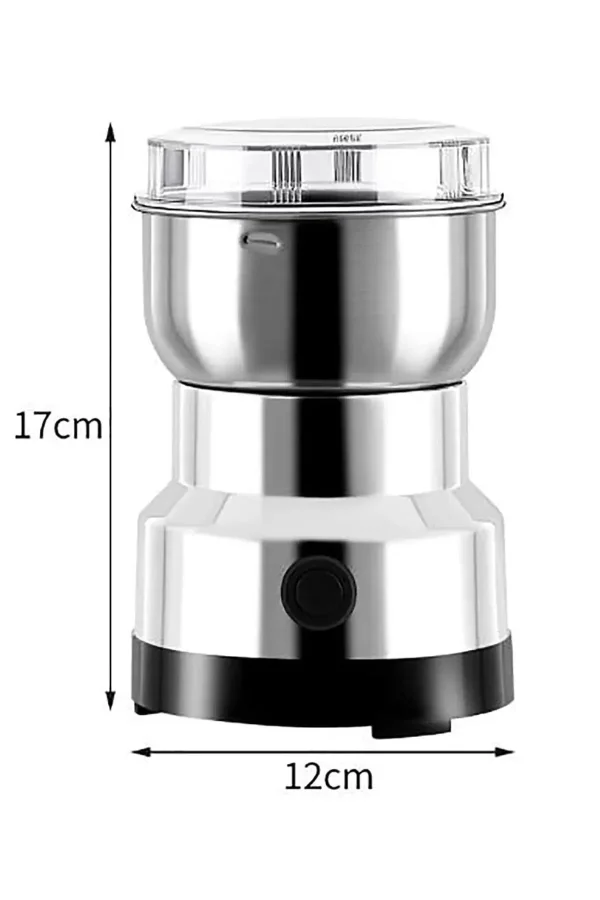Elektrikli Çelik Kahve Baharat Öğütücü Kahve Tuz Değirmeni Pirinç Biber Tahıl Doğrayıcı Gıda Öğütme