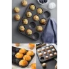 12 Bölmeli Muffin Kek Kalıbı 2 Li Set Yanmaz Yapışmaz Çörek Cupcake
