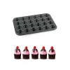 Muffin Kalıbı 24lü Mini Cupcake Fırın Kapsülü Kek Browni Kekstra Kurabiye Kalıbı Muffin Baking Pan