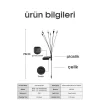 8 Ledli Beyaz Solar Güneş Enerjisiyle Çalışan Şık Ekonomik Bahçe Aydınlatma