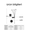 8 Li Ledli Solar Bahçe Işıkları Renkli Dış Mekan Peyzaj 2 Modlu Bahçe Çiti Güneş Enerjili Süs Lamba