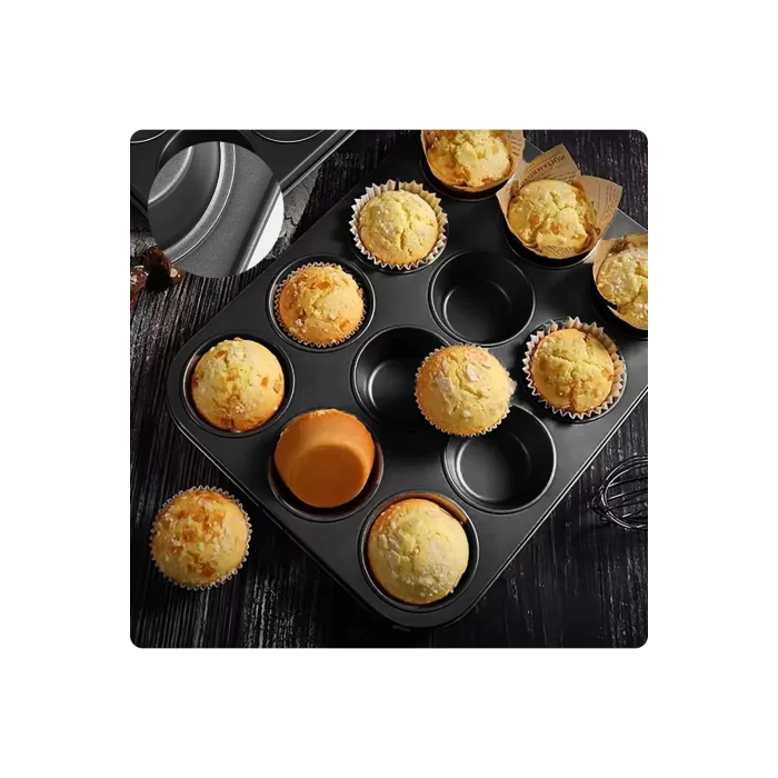Muffin Kalıbı Kek 12li Cupcake Muffin Kurabiye Turta Kalıbı Fırın Pasta Çörek