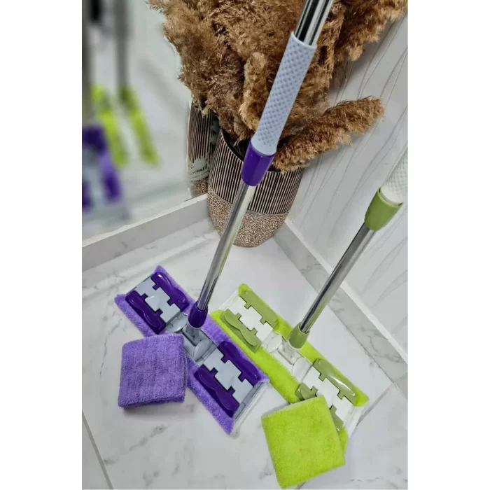 Sihirli Teleskobik Mop Multi Fonksiyonel Ayarlanır Mikrofiber Mop Paspas Ev Bakım Ve Temizlik Seti