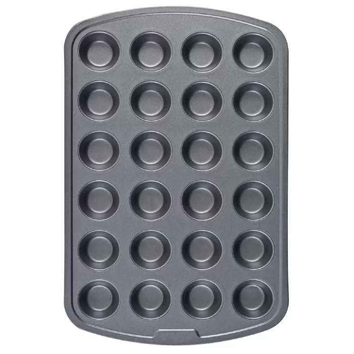 Muffin Kalıbı 24lü Mini Cupcake Fırın Kapsülü Kek Browni Kekstra Kurabiye Kalıbı Muffin Baking Pan